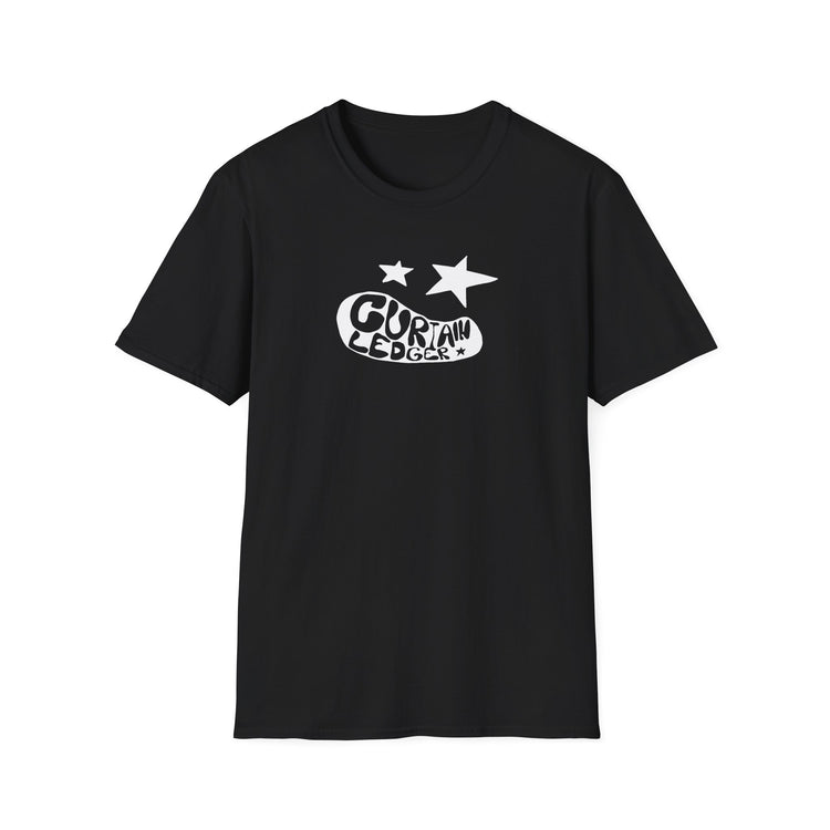 Curtain Ledger Starface Tee, front view